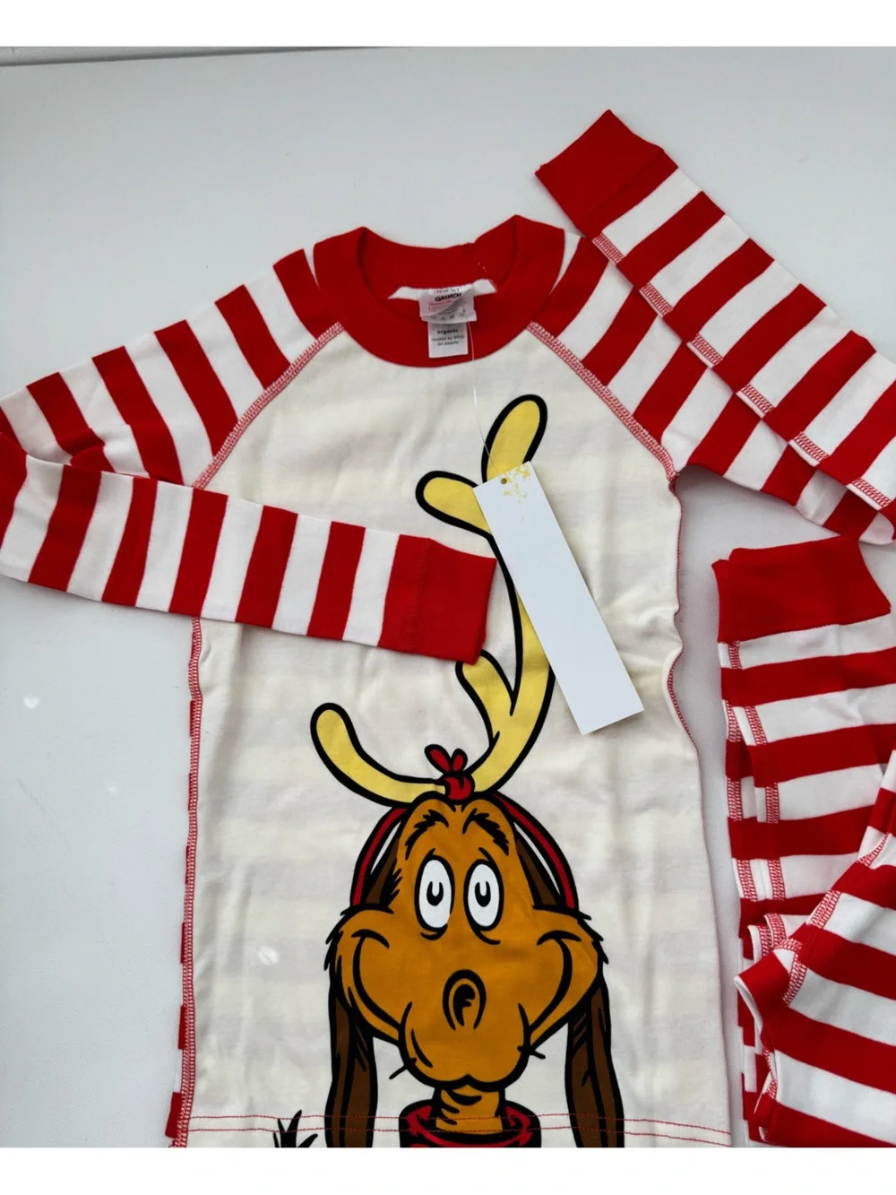 NWT Hanna Andersson Grinch Max Pajama Set Size 8